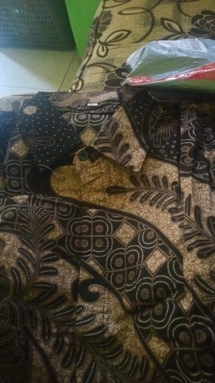 Baju Batik Lengan Panjang  Hrb026 Motif Keratonan/atasan Batik Priam L Xl Xxlterbaru