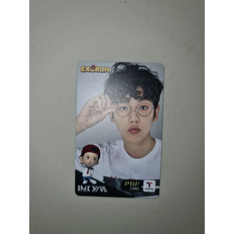 [BOOKED] PC BAEKHYUN POP CARD T MONEY EXORUN