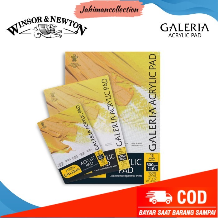 

✨ BISA COD ✨ Acrylic Pad Galeria Winsor & Newton - 255 x 175 mm