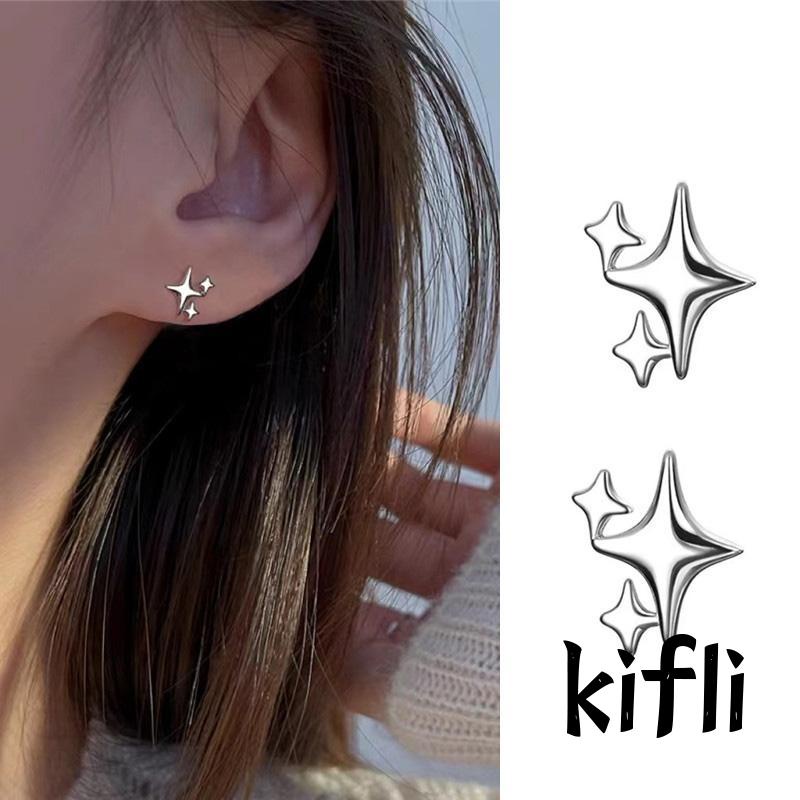 Anting,S925 Sterling Silver Needle,Bentuk Bintang,Untuk Wanita