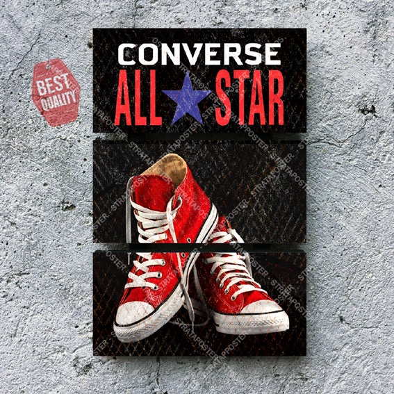 Dekorasi Hiasan Dinding Pajangan Poster dinding Converse Wall decor  091901STR