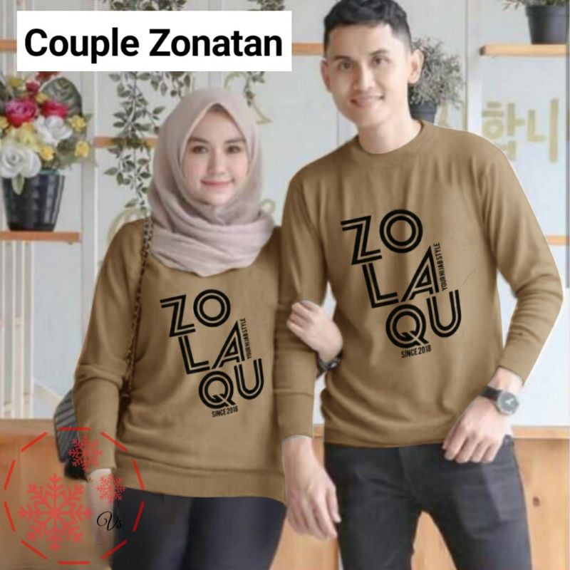 CP ZONATAN, COUPLE PASANGAN, BABYTERRY, GAMIS HIJAB MUSLIM, ATASAN SETELAN