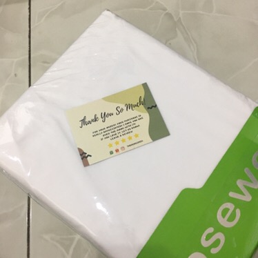 [themorgonza] King Plain Bedsheet 180cm White • Sprei Putih Polos Microtex Aesthetic
