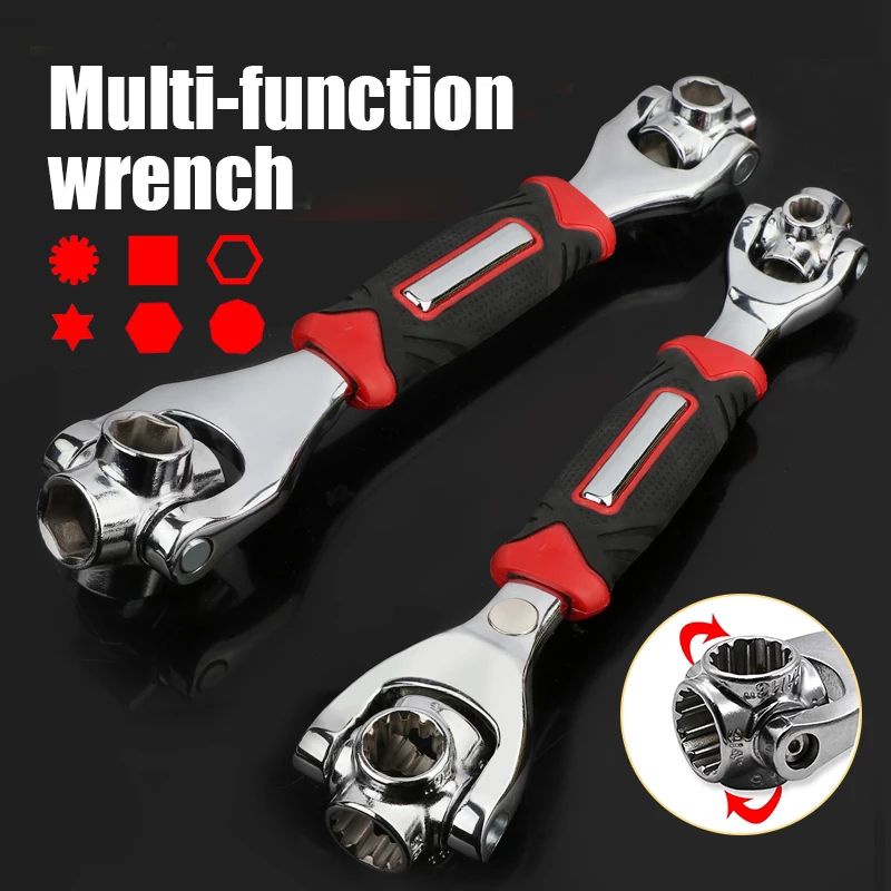 kunci ring 8 in 1 tiger wrench 360° multifungsi universal