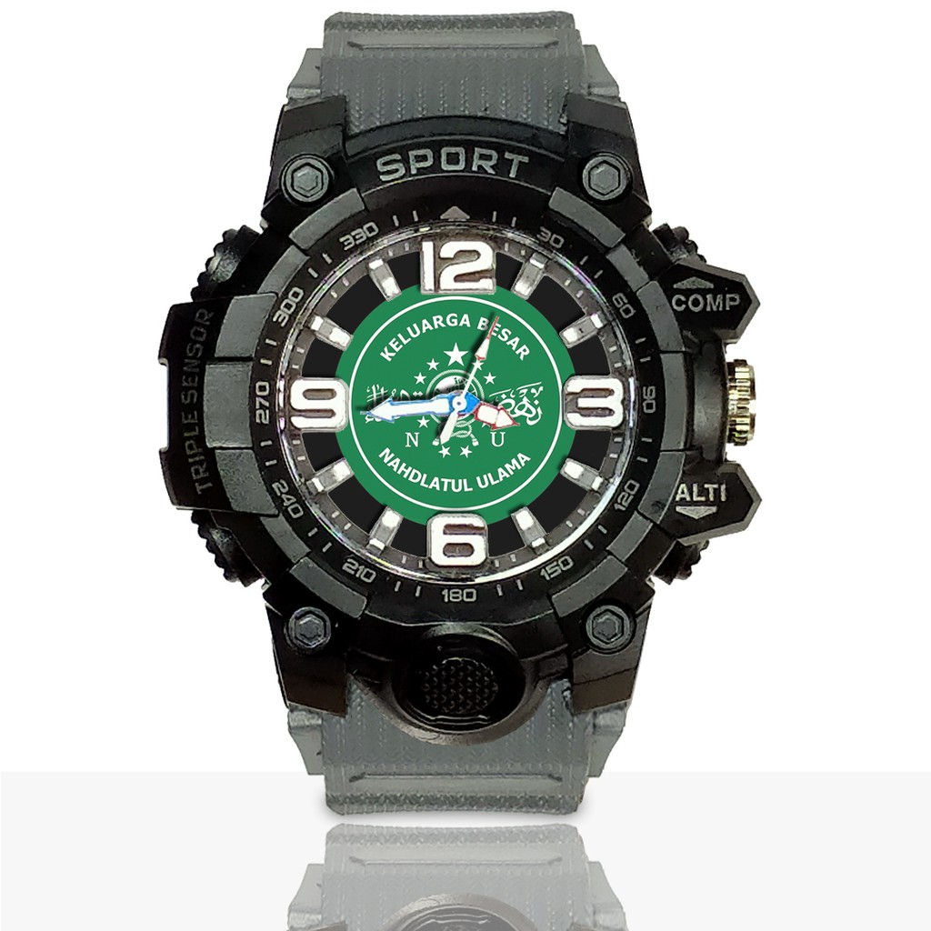 Jam Tangan Custom NAHDLATUL ULAMA Ruber- Water Resistant