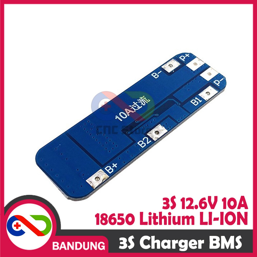 BMS 3S CHARGER 18650 LITHIUM LI-ION BATTERY 12.6V 10A PROTECTION