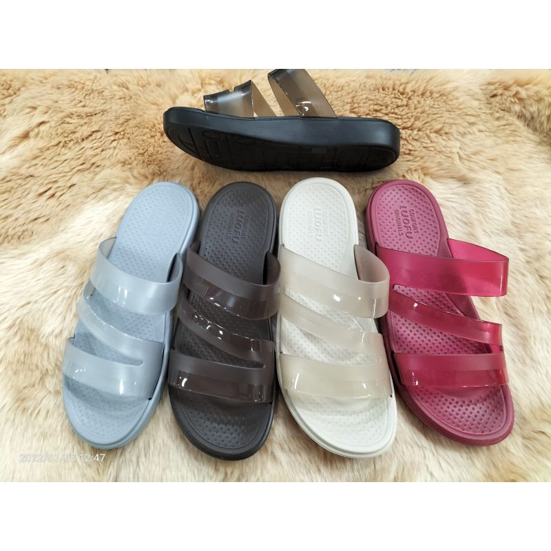 SANDAL SELOP LUOFU CEWEK BERKUALITAS NYAMAN DIPAKAI DAN AWET