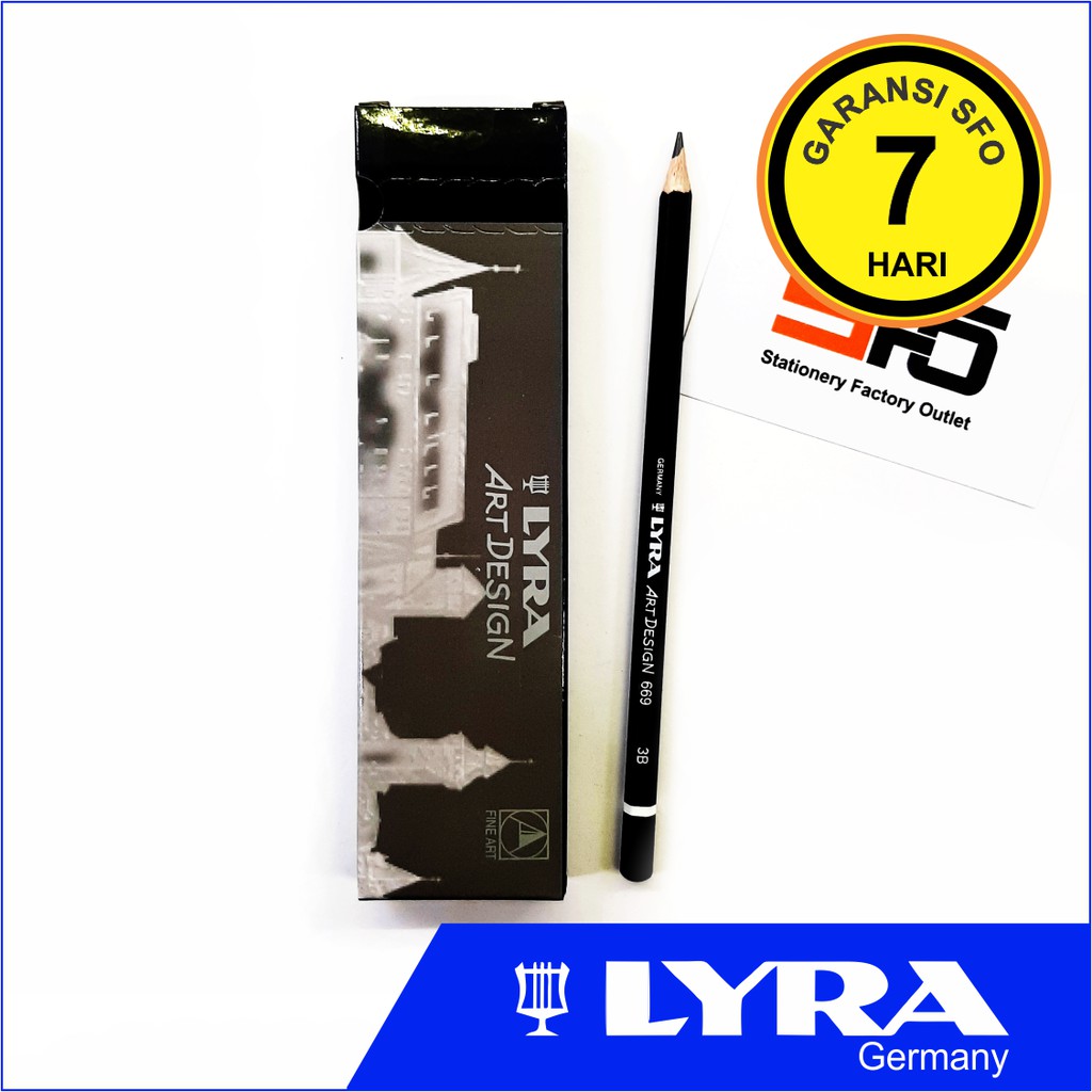 

Pensil Lyra Art Design 669 3B - Graphite Pencil 3B