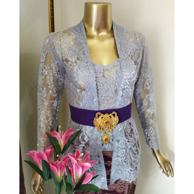 KEBAYA JADI METALIK YSL LAMINATE PREMIUM TERBARU TERMURAH