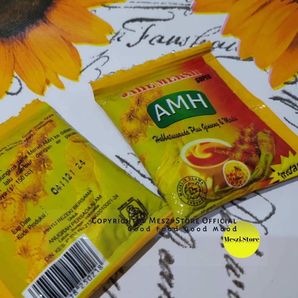 

Jahe Merah Instan Amanah AMH Plus Habbatassauda, Ginseng & Madu Bagus Untuk Suplemen Kesehatan