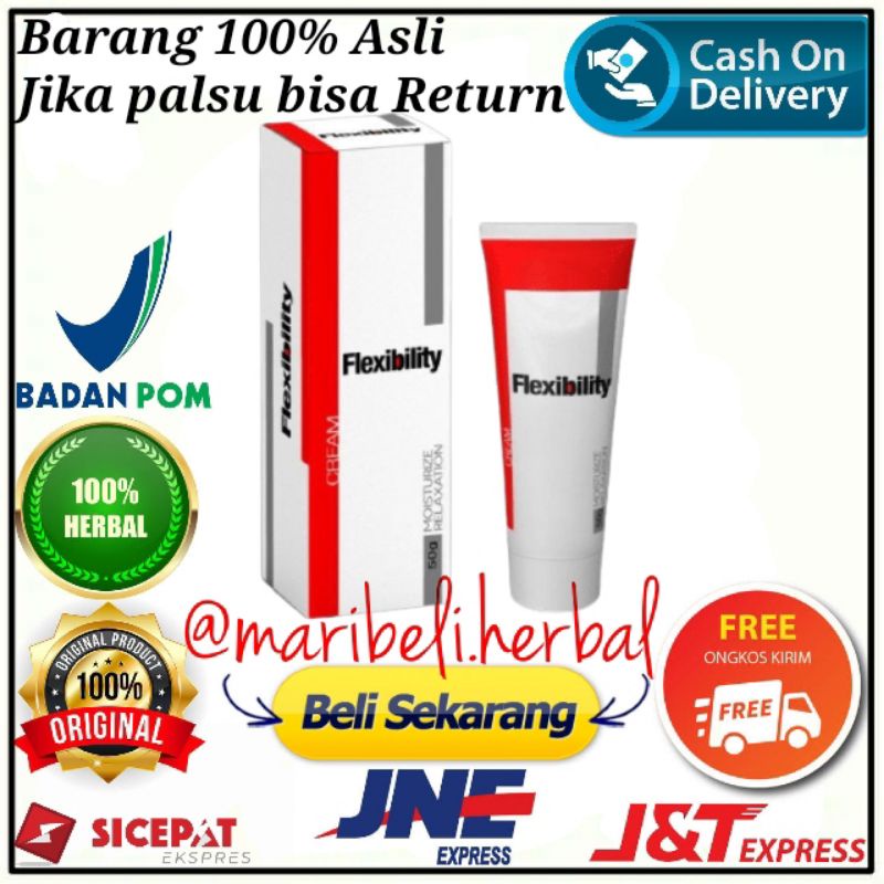FLEXIBILITY Original Flexibility Obat Sendi Cream Atasi Nyeri Sendi Asli Terbaik