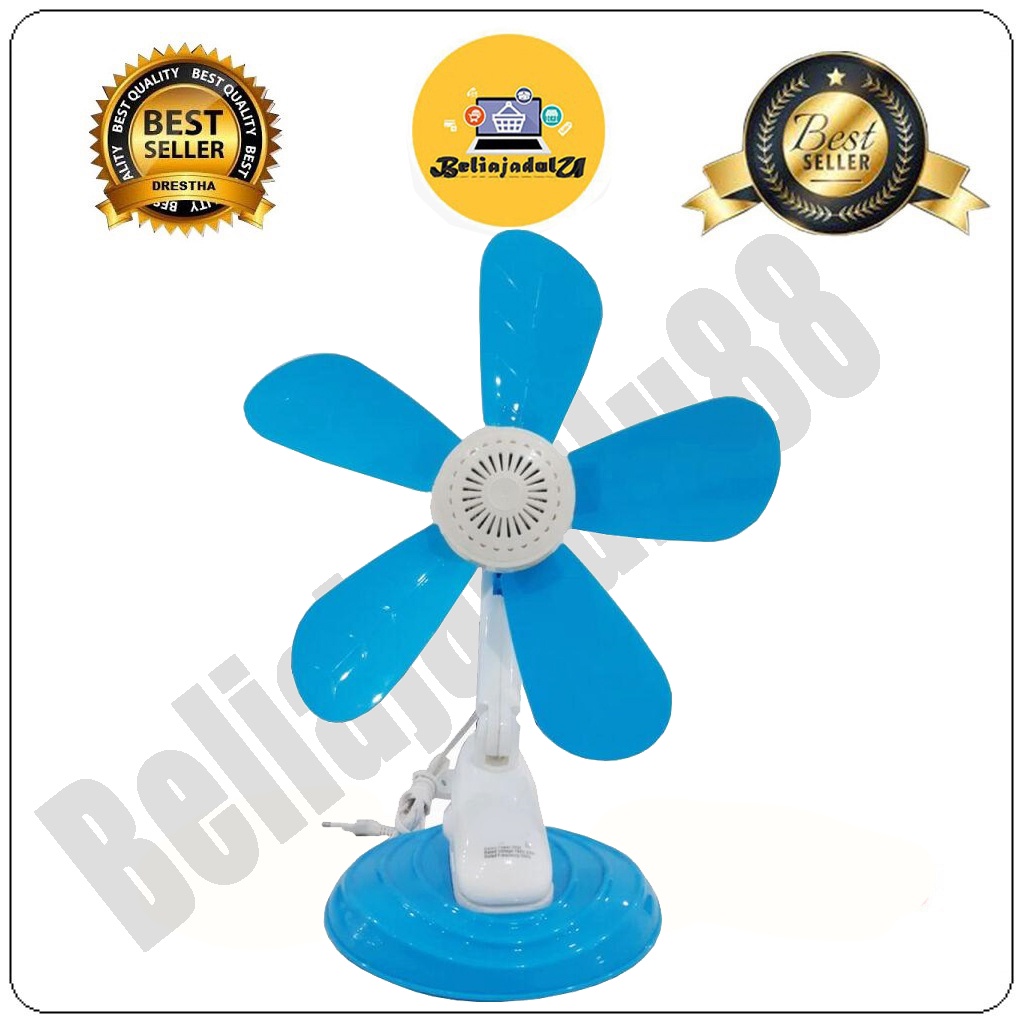 Beliajadulu88 Kipas Angin Listrik Jepit Clip Fan 3 in1 5 Baling-baling 20 Watt / 30watt