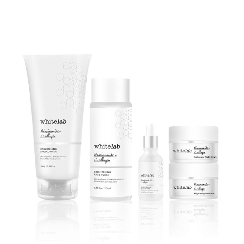 WHITELAB BRIGHTENING / SKINCARE WAJAH / PAKET SKINCARE WAJAH