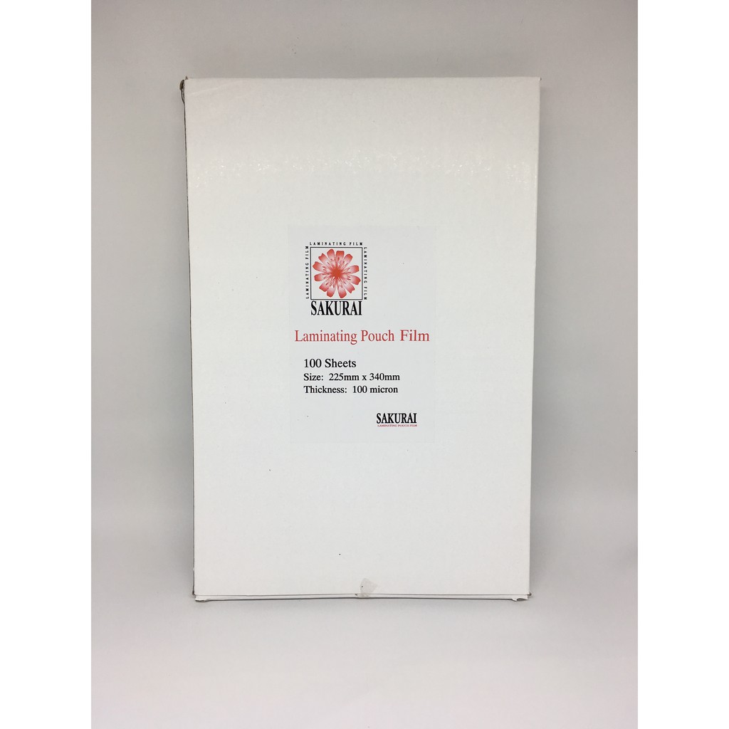 Plastik Laminating Merk Sakurai Ukuran Folio