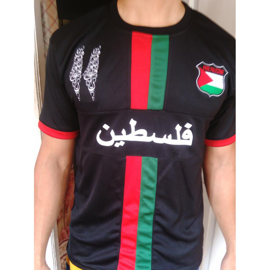 TUNIK TERLARIS KAOS BOLA PALESTINA | KAOS DAKWAH | BAJU MUSLIM | PALESTINE POS2
