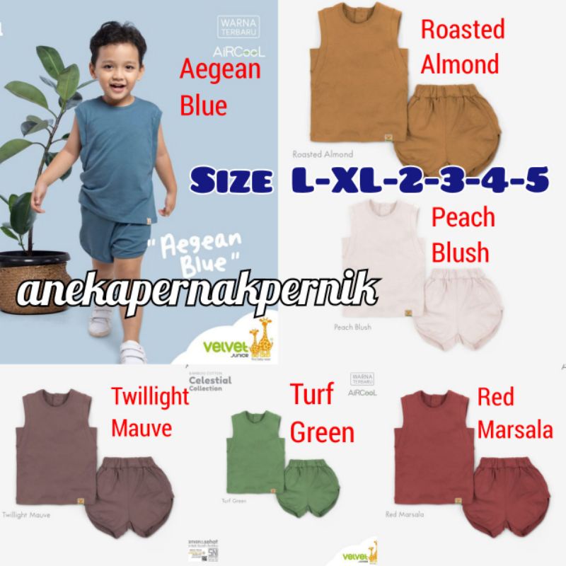 VELVET JUNIOR Celestial Collection SETELAN KUTUNG SPORT - CELANA PENDEK
