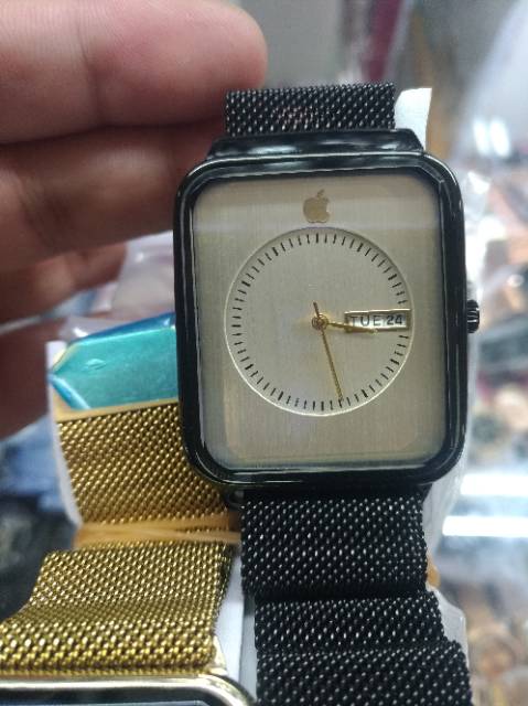 Jam Tangan Wanita Atau Pria ( Unisex ) Iphone Tanggal Hari Aktif