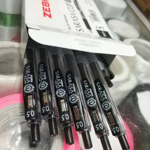 

Pulpen Gel Zebra Sarasa Clip 0.5 mm dan 0.7mm