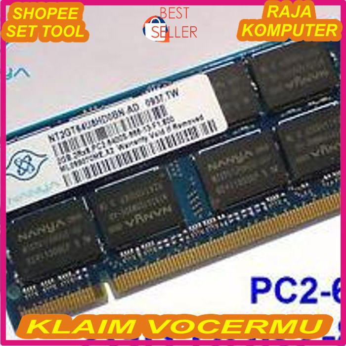 JUAL RAM LAPTOP DDR2 2GB (Memory Sodimm ddr2 2 Gb) RAM TERLARIS REKOMENDASI SHOPEE