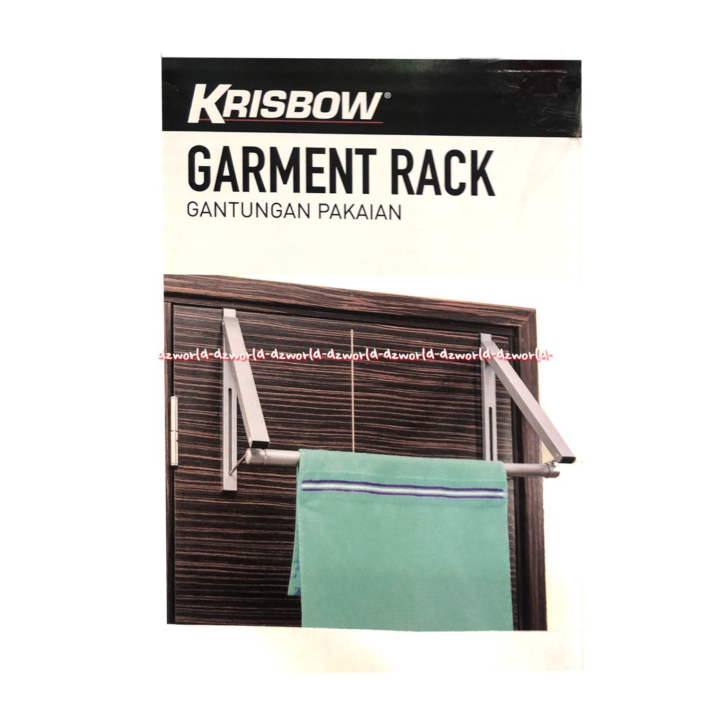 Krisbow Garment Rack Gantungan Baju Dan Handuk Rak Dinding Rank Hanger