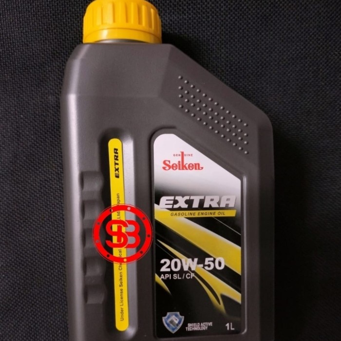 OLI Mesin SEIKEN EXTRA BENSIN 20W-50 Kemasan 1 LITER