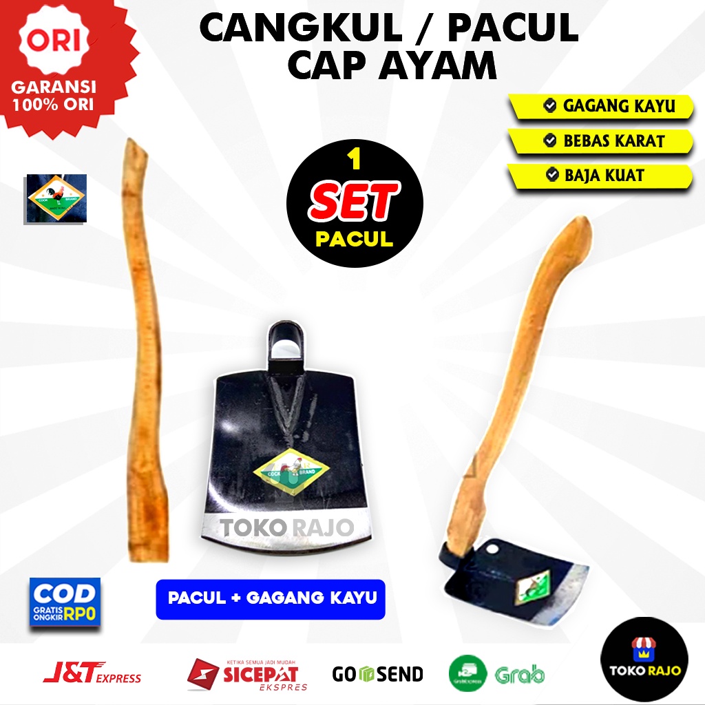 Cangkul Baja Asli Cangkul Rumput Cangkul Pacul Cangkul Baja Cangkul Sawah