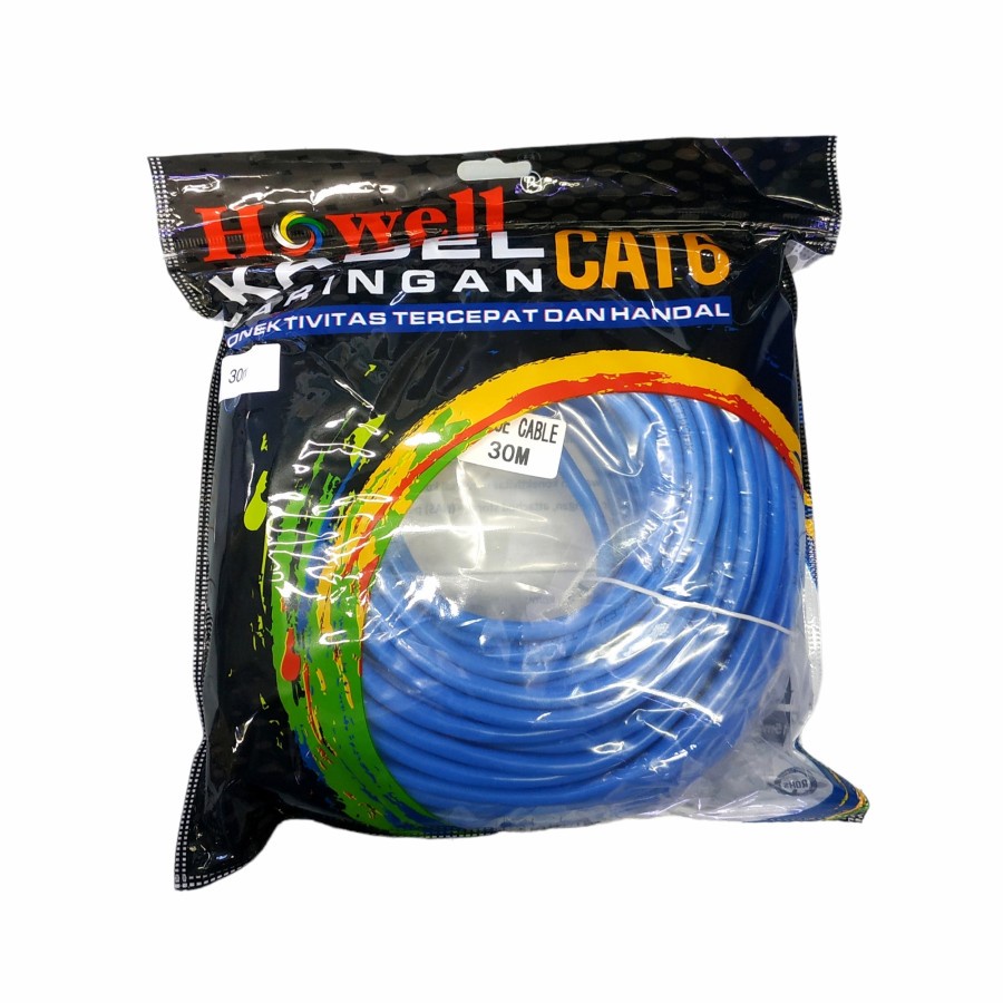 Howell Cat6 30m Gigabit Ethernet Network Cable / Kabel LAN UTP