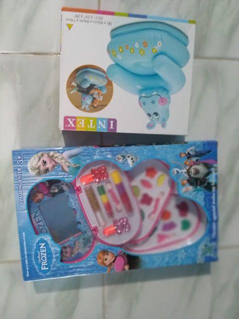  Mainan  Anak Perempuan Make  Up  Set LOL Frozen  3 susun 