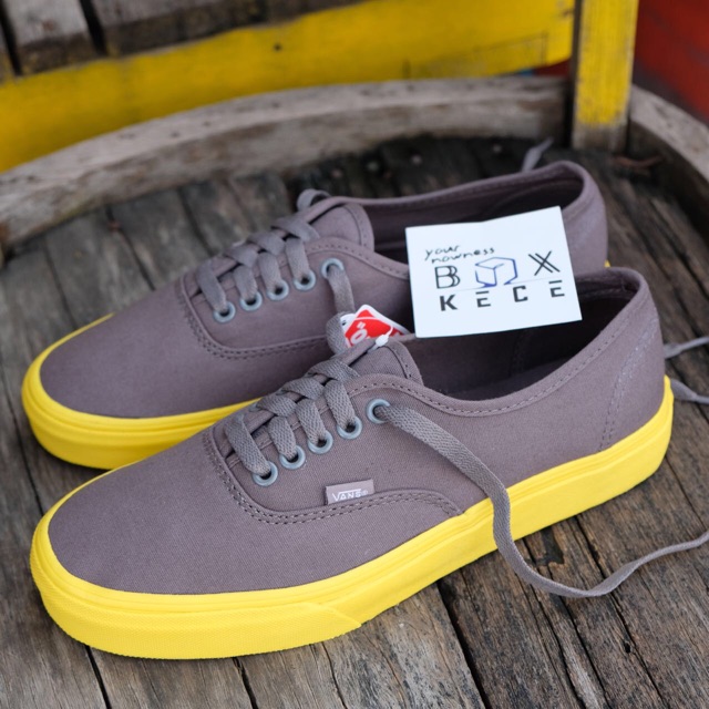 VANS AUTHENTIC POP LITE GREY YELLOW