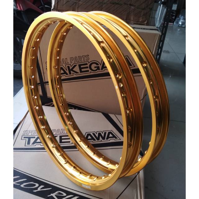 VELG TAKEGAWA SET 140&140 RING 17 GOLD