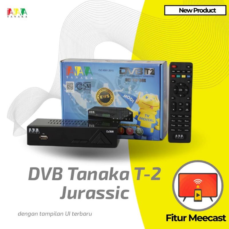 ▥❣SET TOP BOX SIARAN TV DIGITAL TANAKA STB TV DIGITAL DVB T2