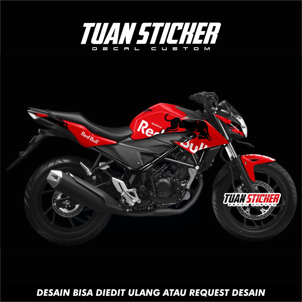Sticker Striping Decal CB 150R Versi 2 2015 Sticker CB 150R Full Body Decal Sticker CB 150R redbull