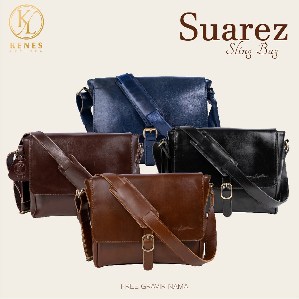 Tas Selempang Pria Dan Wanita - SLING SUAREZ -  Kenes Leather