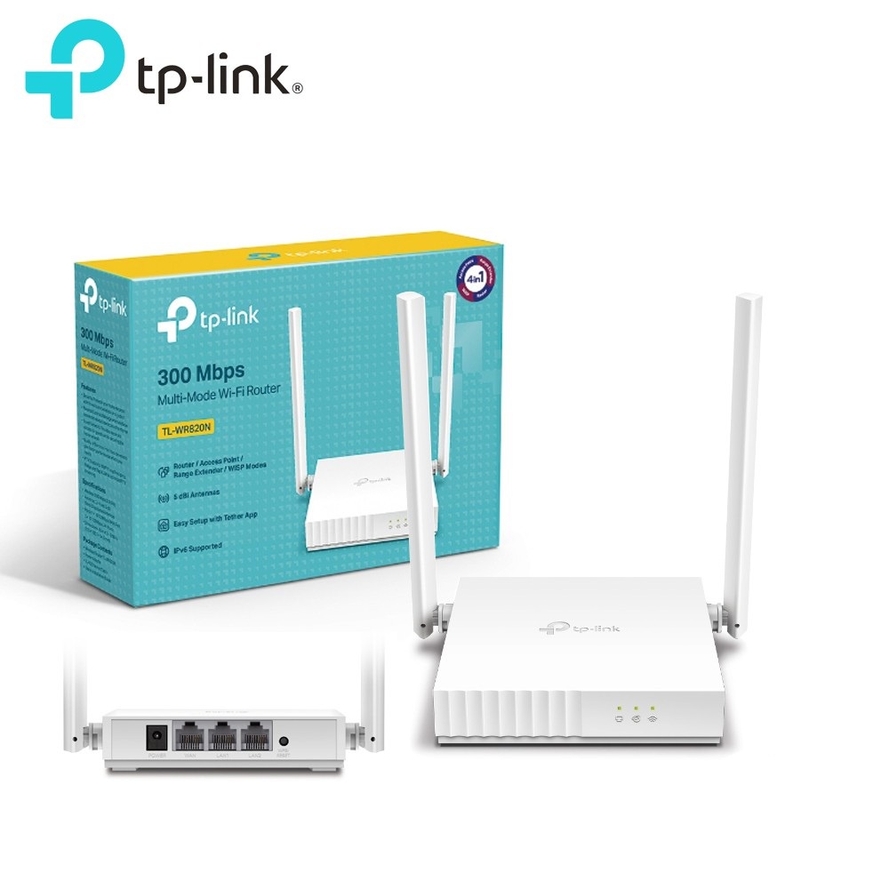 TP-Link TL-WR820N Multi Mode Wifi Router 300Mbps