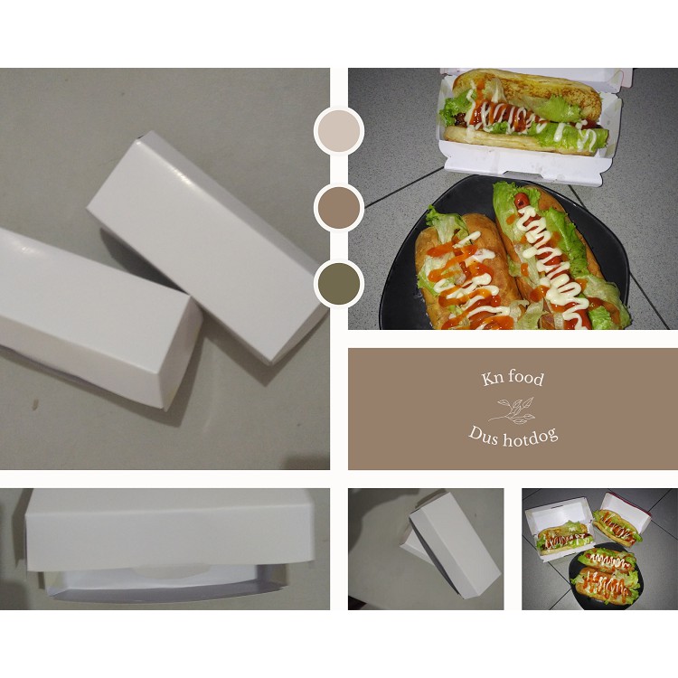 

Kardus Box Hotdog POLOS 50 pcs - Kemasan Packaging Hotdog POLOS 50 pcs