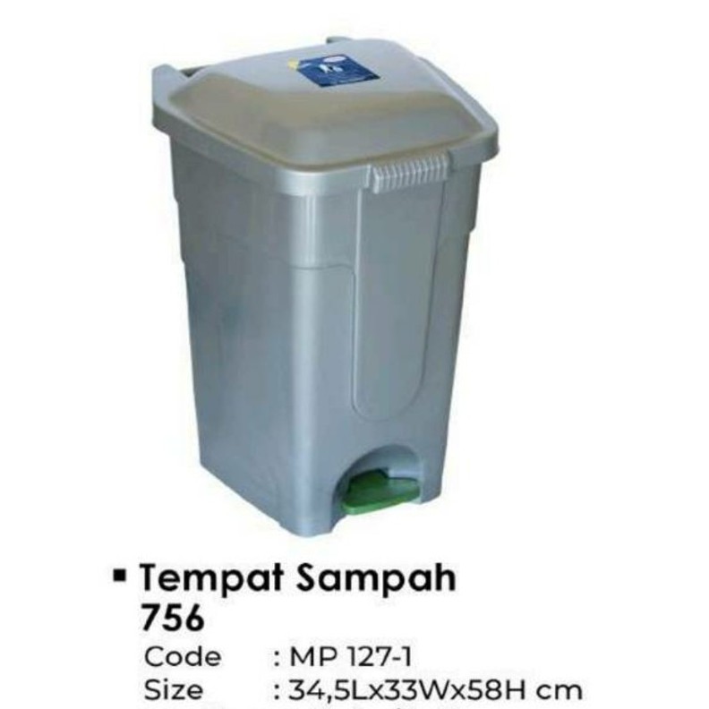 Tempat Sampah Injak Plastik