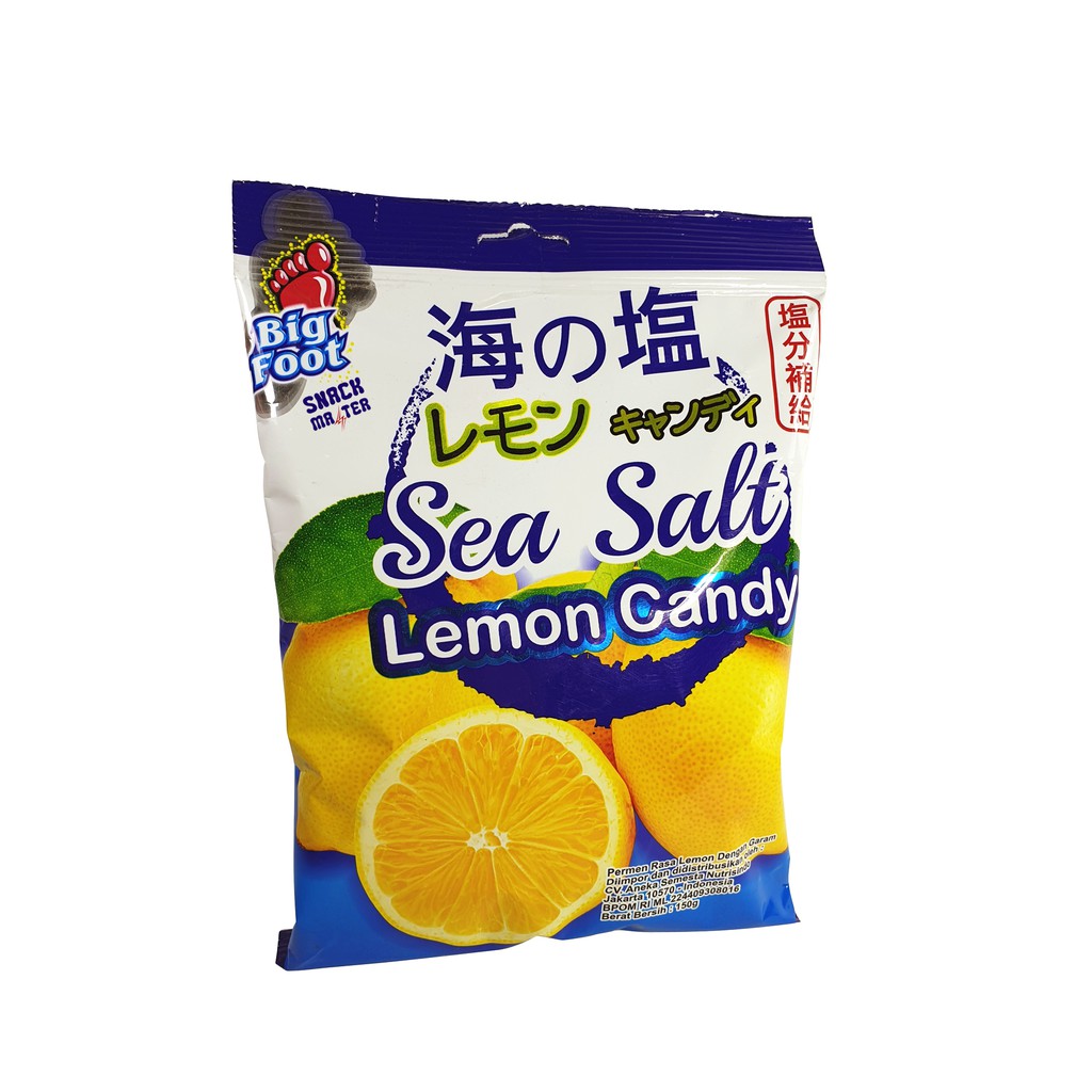 

Big Foot Sea Salt Lemon Candy - Netto 150 gr