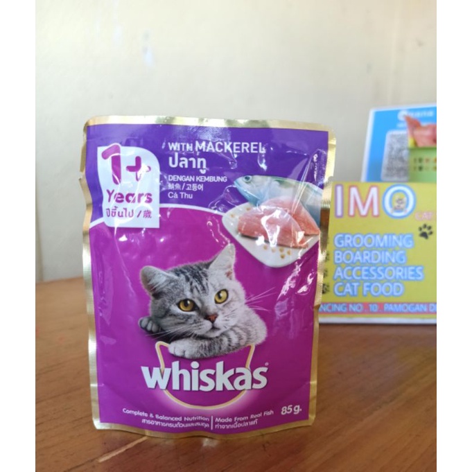 whiskas pouch saset makanan kucing