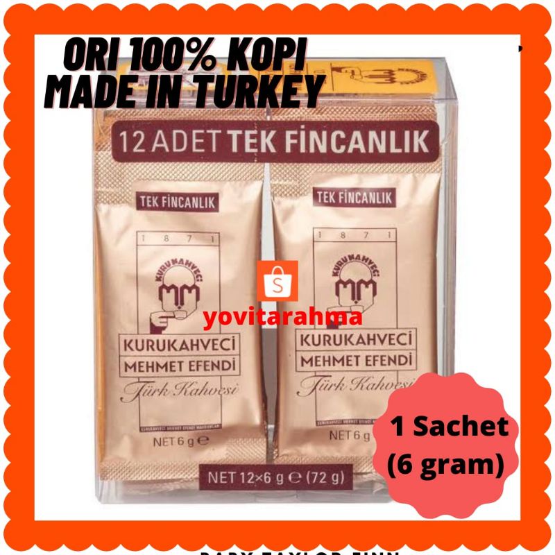 

❤HARGA OPENING❤ Kopi Kahve Kurukahveci Turki Turkey kuru kahveci mehmetefendi mehmet efendi sachet