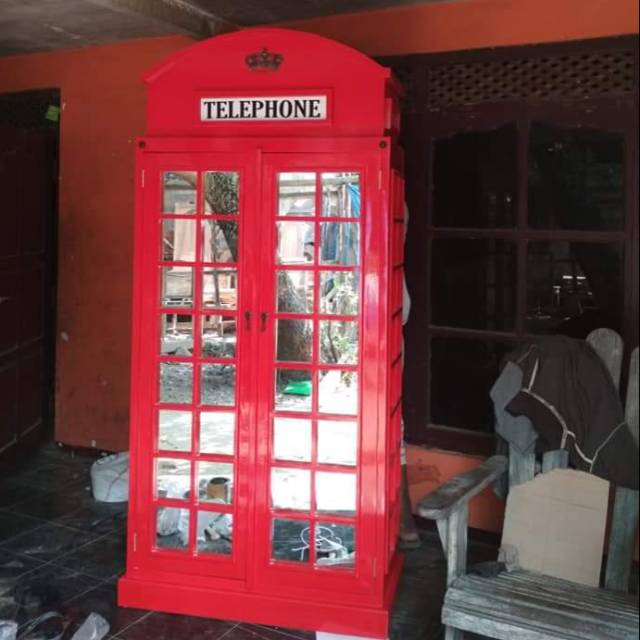 Lemari hias telepone, Lemari pakaian cat duco