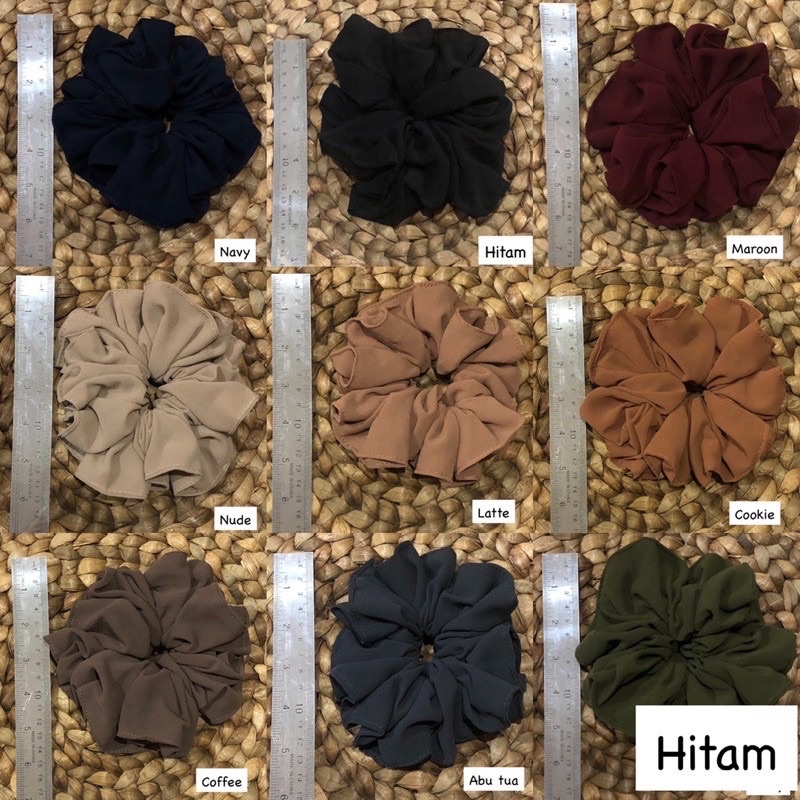 Scrunchie hijab / ikat rambut / cepol Jilbab / cepol hijab/cepol kerudung/kuncir cepol/kuncir hijab/cepol