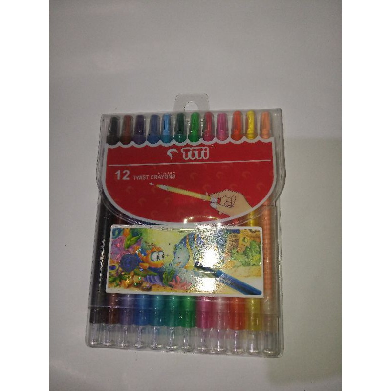 

Krayon putar 12warna Titi