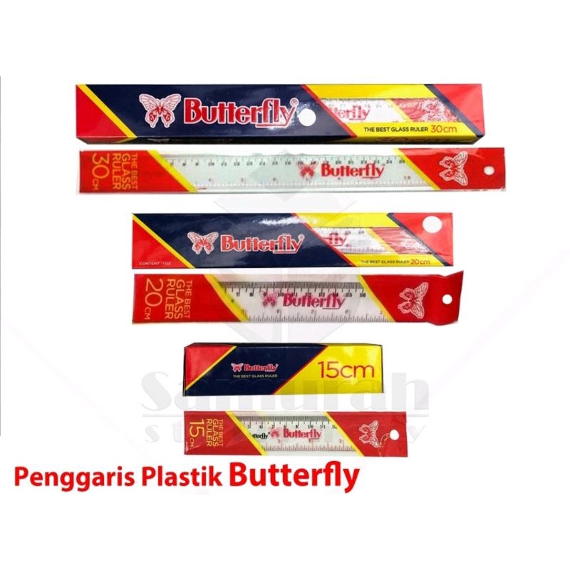 

Butterfly - Penggaris 15cm/20cm/30cm (1 pcs)