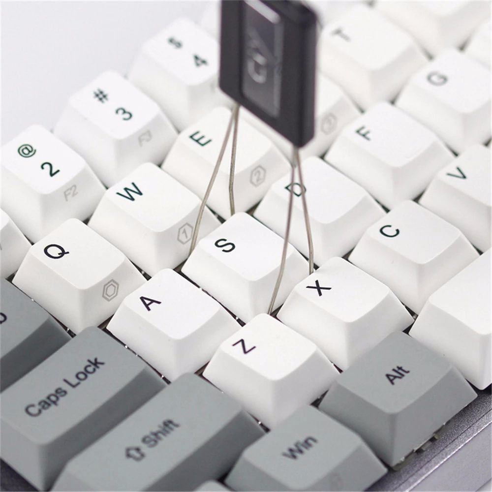 QUINTON High quality KeyCap Puller Steel wire Mechanical Keyboard Keyboard Key Puller Keyboard Accessories Keyboard Switch Universal Clean Tool KeyCap Remover Tool/Multicolor