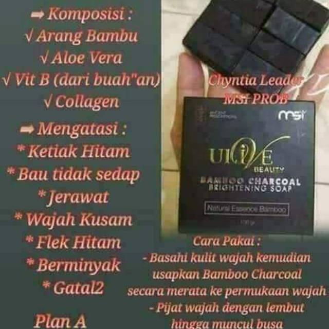 SABUN BAMBOO CHARCOAL ULIVE BEAUTY