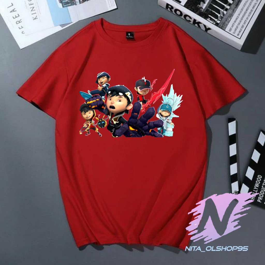 kaos anak BOBOIBOY baju kartun anak