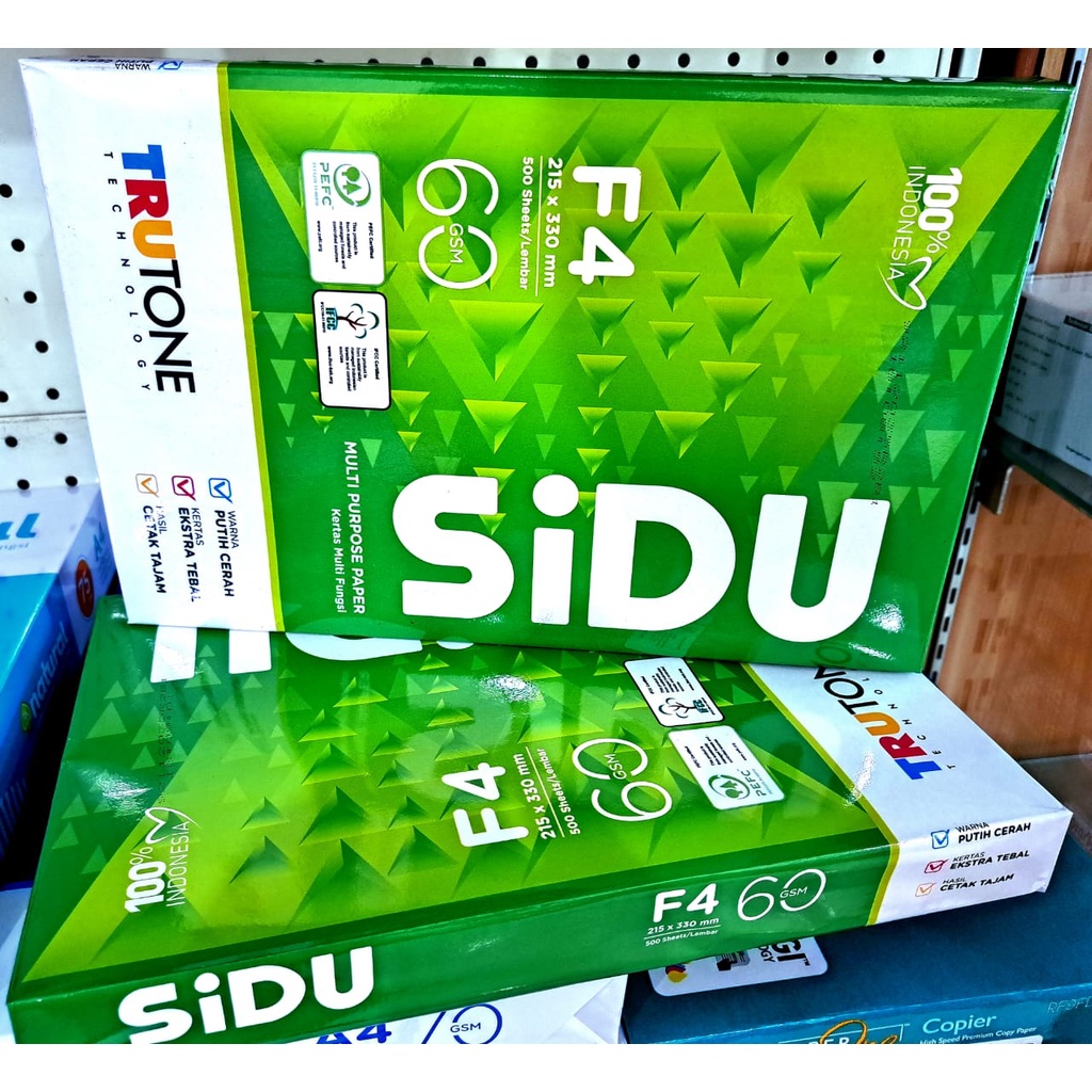 

Sinar Dunia Kertas HVS F4 60Gsm Folio
