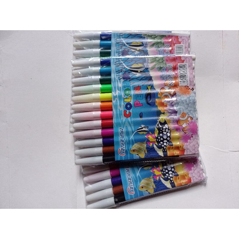 Spidol 12 Warna Kecil Murah/Alat Lukis Warna Gambar Murah