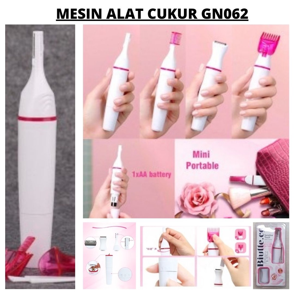 Mesin Shaver Alat Pangkas Cukur Rambut Bulu Halus Tubuh Alis Ketiak Hidung Kumis Serbaguna 111166