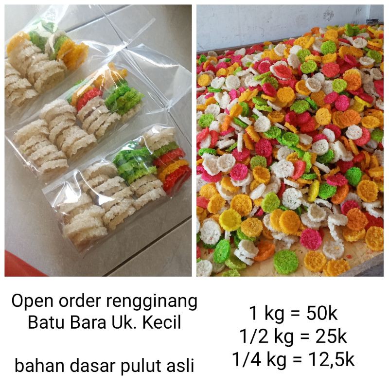 

Rengginang Ukuran Kecil